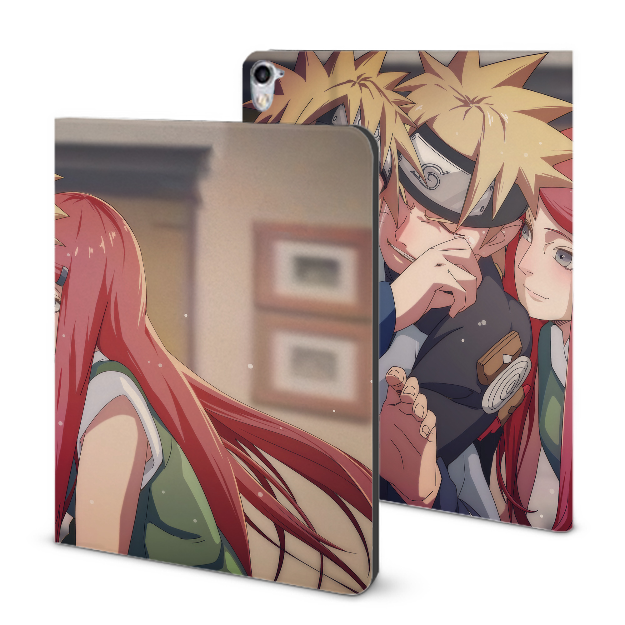 （画像用） NARUTO -ナルト- NARUTO -ナルト- 疾風伝 IPad ケース ブック型 PUレザー TPU 耐衝撃 軽量 薄型 ペン収納なし 全面保護 IPad 各モデル対応